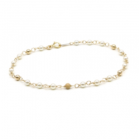 Bracelet by Ichiban - Executive Pearls Cream