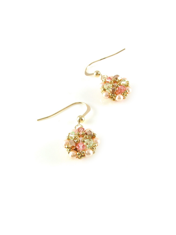 Dangle earrings by Ichiban - Happy Peach