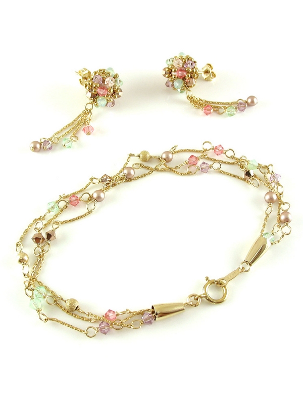 Spring Mood set - bratara si cercei