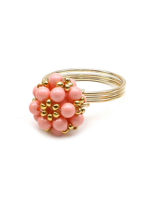 Daisies Pink Coral - ring