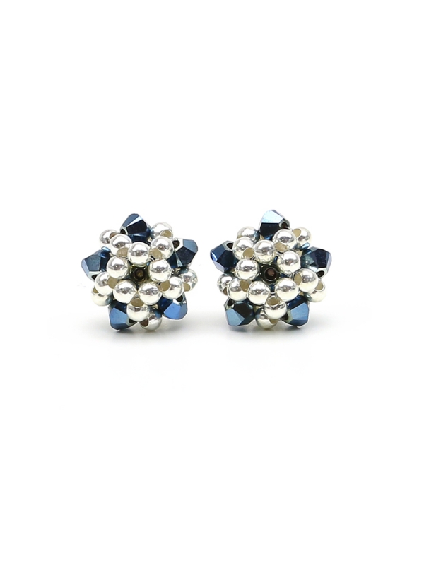 Charm Blue - stud earrings