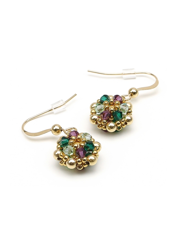 Dangle earrings by Ichiban - Golden Daisies Special