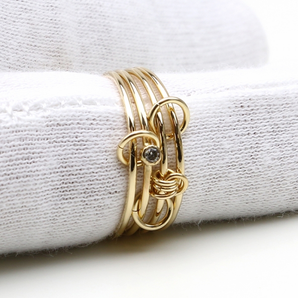 Inel din aur 14K si diamant - Transformers Diamond