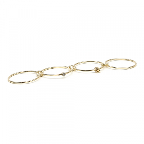 Inel din aur 14K si diamant - Transformers Diamond