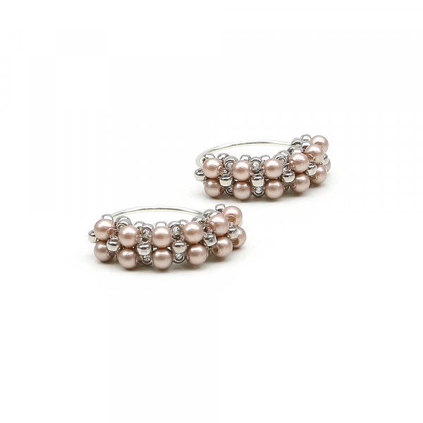 Cercei - Mini Diva Pearls Powder Almond AG925