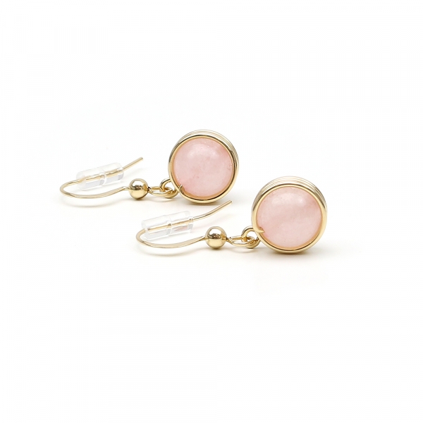 Busted Quart Rose - earrings