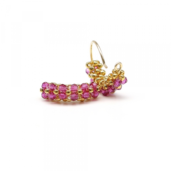 Earrings by Ichiban - Mini Diva Fuchsia