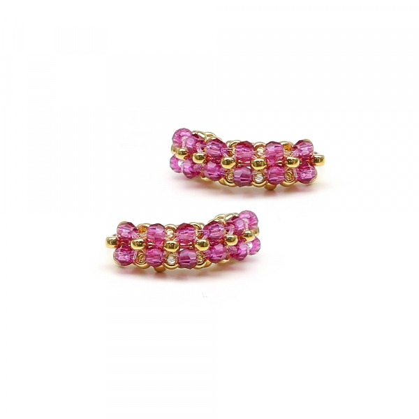 Earrings by Ichiban - Mini Diva Fuchsia