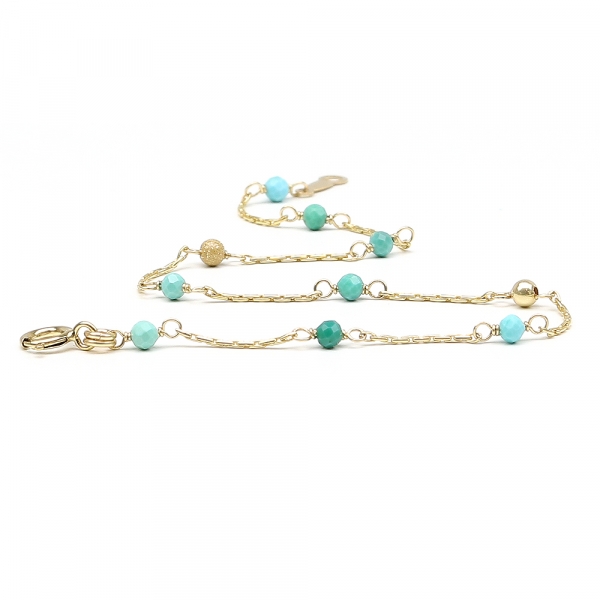 Bratara Ichiban - Lucky Charm Turquoise