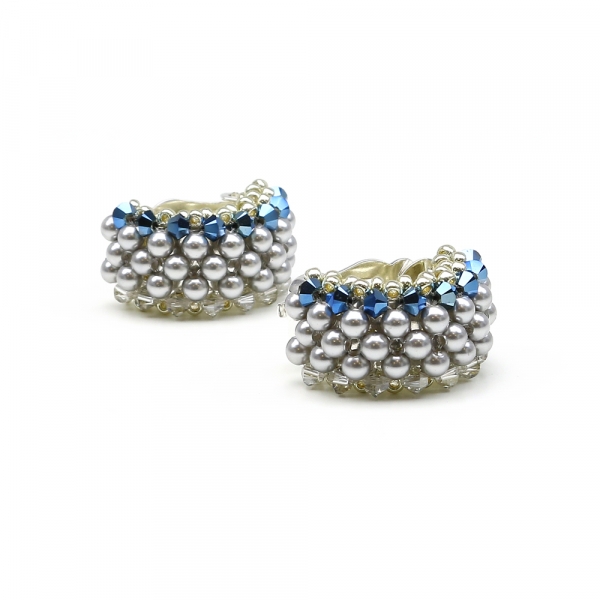 Cercei clips, Ichiban - Luxury Ultramarine