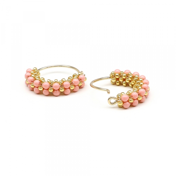 Cercei Ichiban - Primetime Pearls Pink Coral