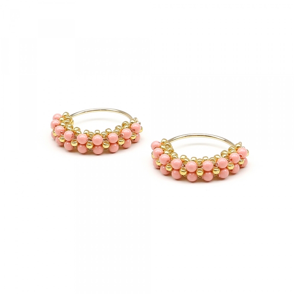 Cercei Ichiban - Primetime Pearls Pink Coral