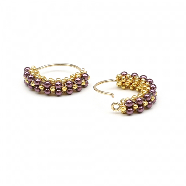 Cercei Ichiban - Primetime Pearls Burgundy