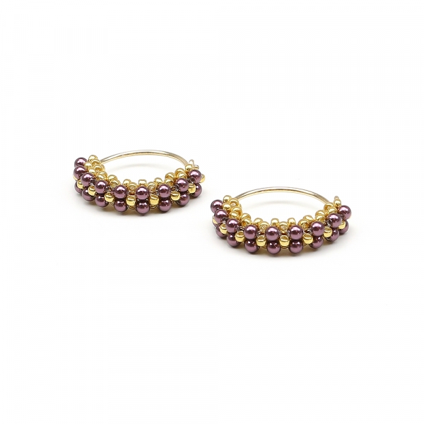 Cercei Ichiban - Primetime Pearls Burgundy