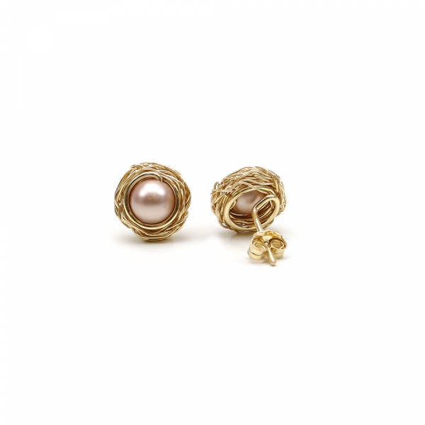 Stud earrings by Ichiban - Sweet Almond