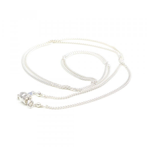 Silver Chain with magnetic clasp - AG925