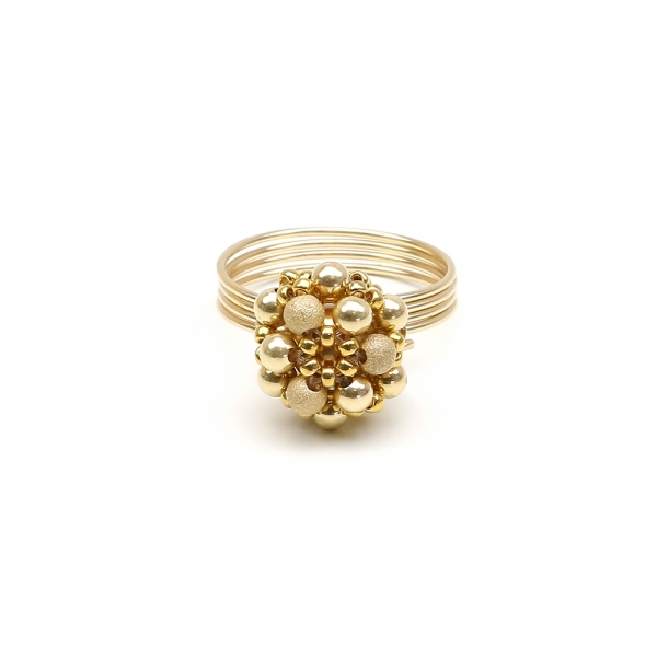 Inel Ichiban - Golden Daisies