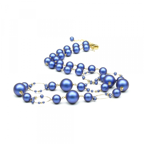 Colier Ichiban - Gravity Iridescent Dark Blue