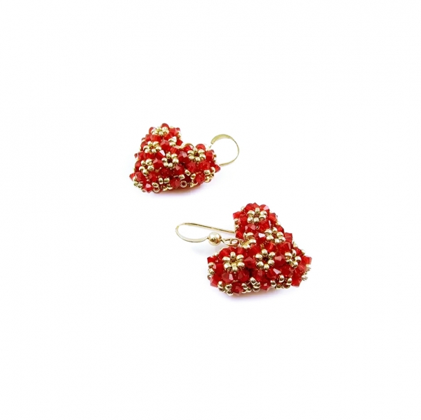 Dangle earrings by Ichiban - Love Around Red