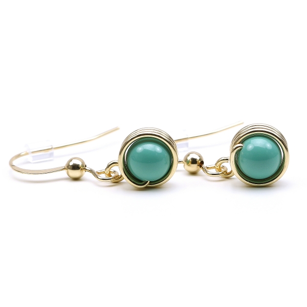 Earrings by Ichiban - Busted Pearls Jad