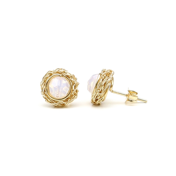 Stud earrings by Ichiban - Sweet Opaline