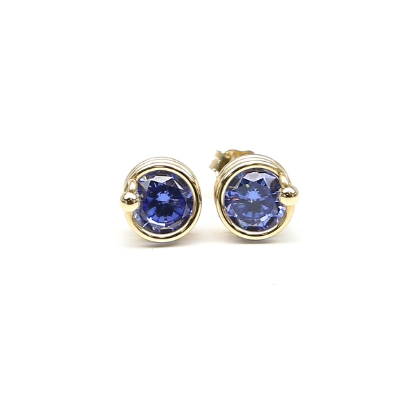 Stud earrings by Ichiban - Busted Tanzanite