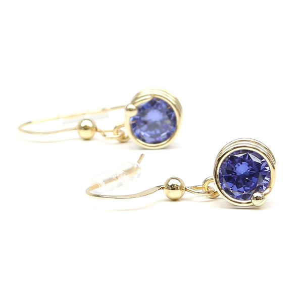 Dangle earrings by Ichiban - Busted Tanzanite