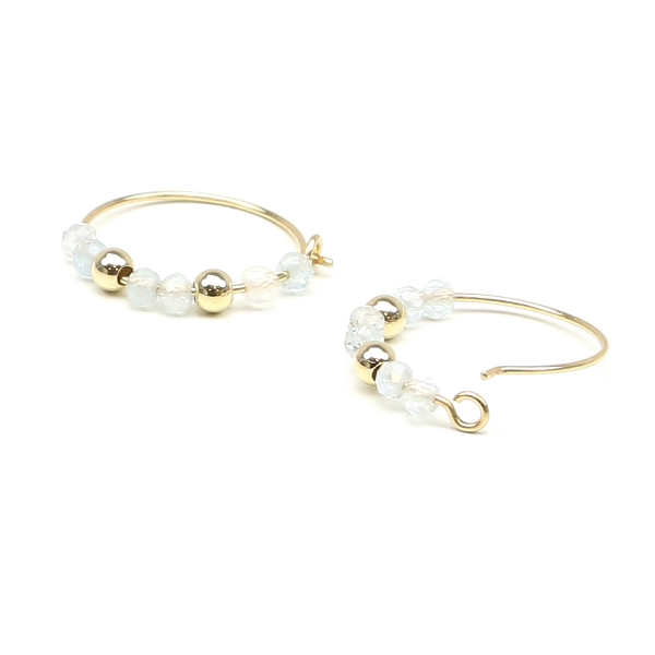 Cercei Ichiban - Simple Style Aquamarine AUR14 K