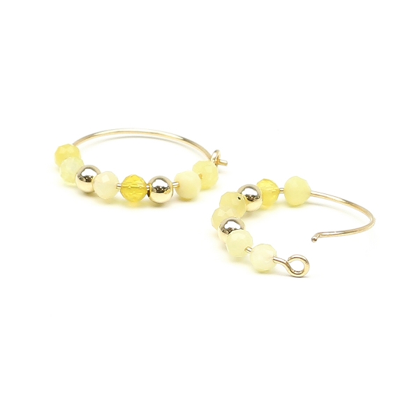 Cercei Ichiban - Simple Style Yellow Opal AUR14 K
