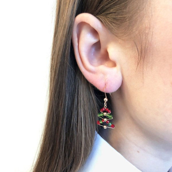 Dangle earrings by Ichiban - Christmas Tree