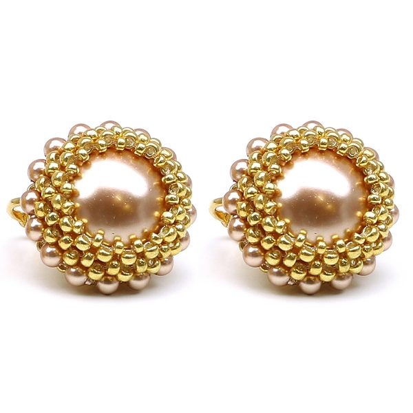 Clips earrings by Ichiban - Rose Moon