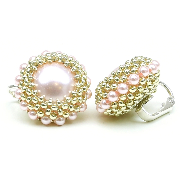 Cercei clips, Ichiban - Rosaline Silver Moon