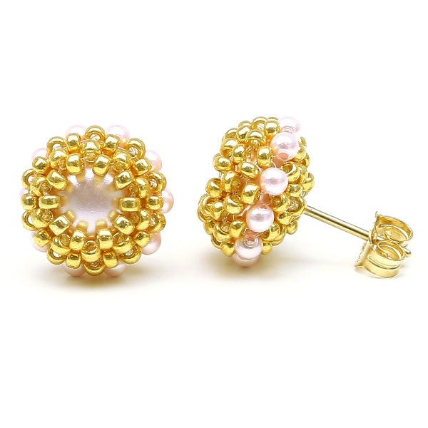 Stud earrings by Ichiban - Teeny Tiny Rosaline