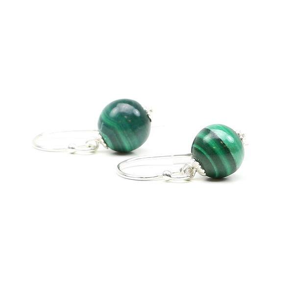 Dangle earrings by Ichiban - Malachite