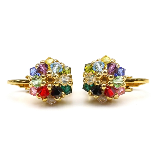 Clips earrings by Ichiban -  Daisies Multicolor