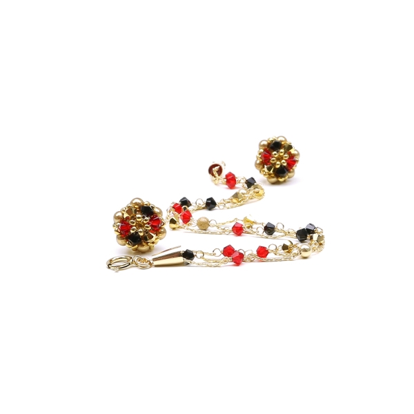 Arlechino set Ichiban bracelet and stud earrings