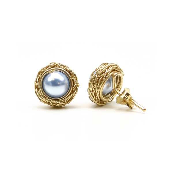 Stud earrings by Ichiban - Sweet Blue Sky