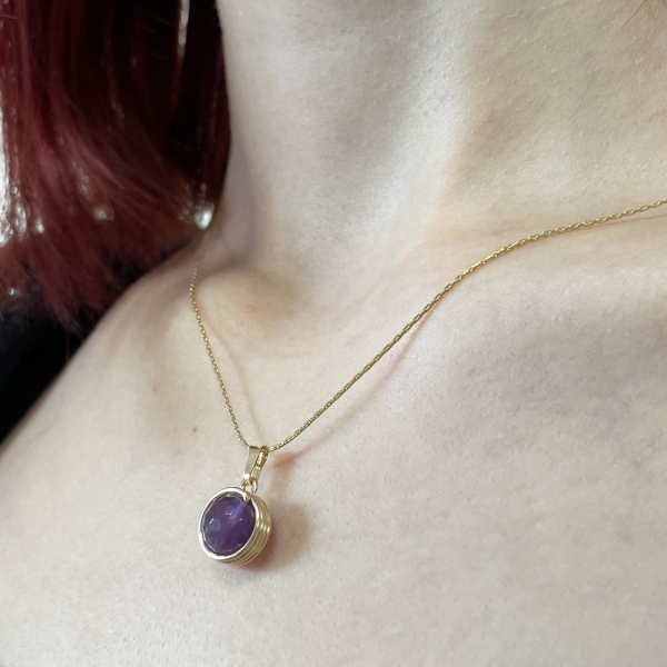 Pandantiv Ichiban - Busted Gemstone Amethyst 