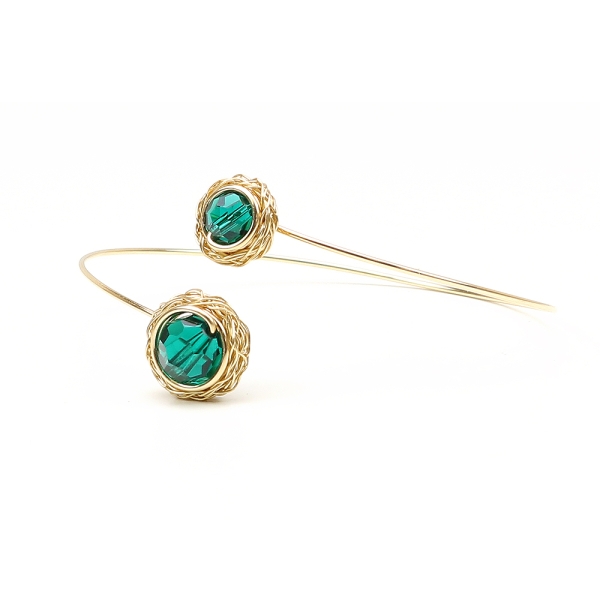 Sweet Emerald - bratara fixa pentru femei by Ichiban