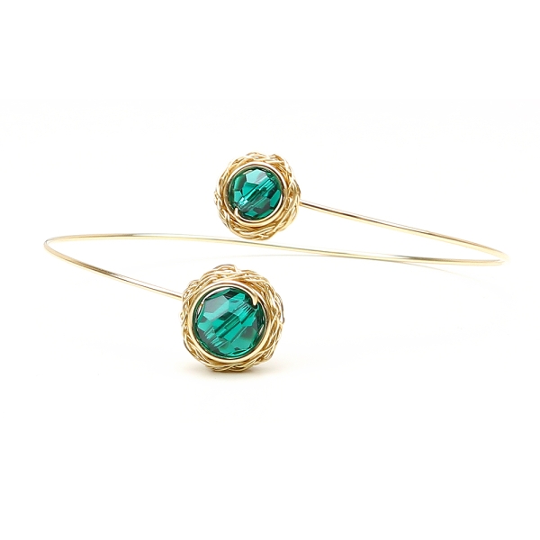 Sweet Emerald - bratara fixa pentru femei by Ichiban