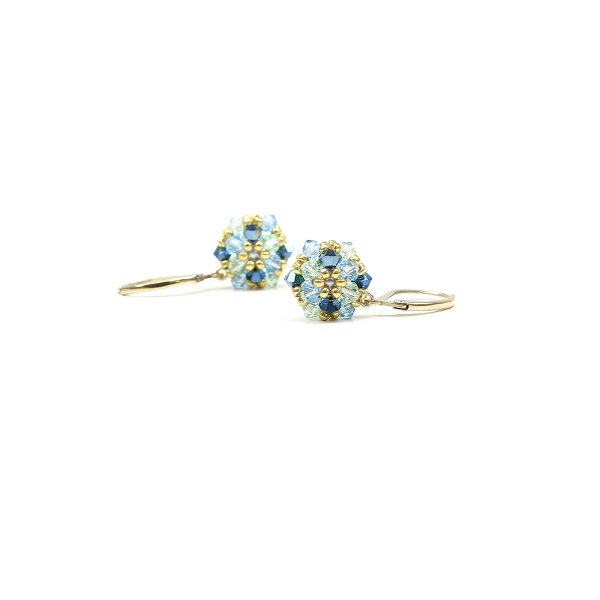 Leverback earrings by Ichiban - Daisies Spicy