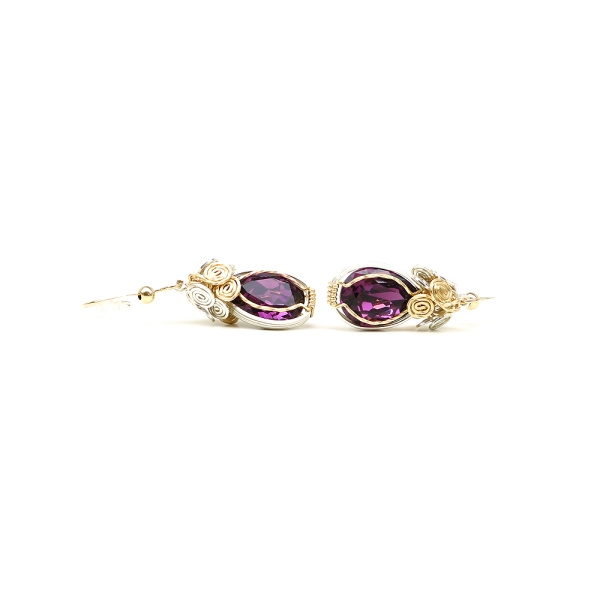 Dangle earrings by Ichiban - Royal Amethyst