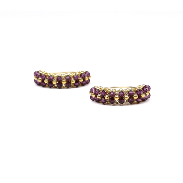 Earrings by Ichiban - Primetime Amethyst