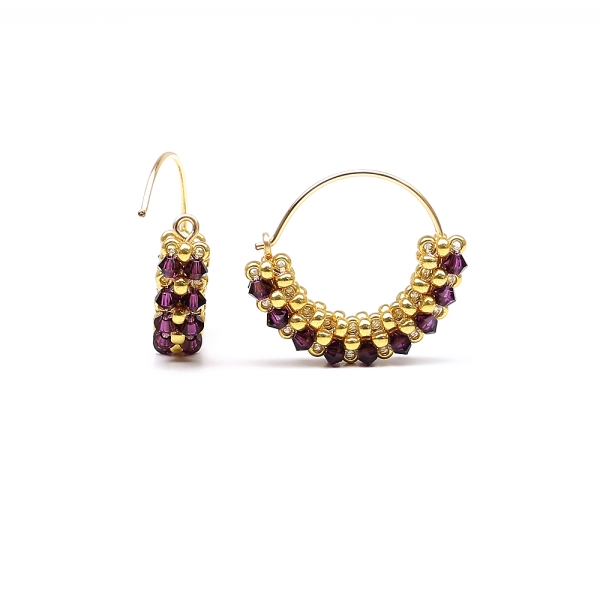 Earrings by Ichiban - Primetime Amethyst