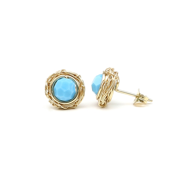 Stud earrings by Ichiban - Sweet Turquoise