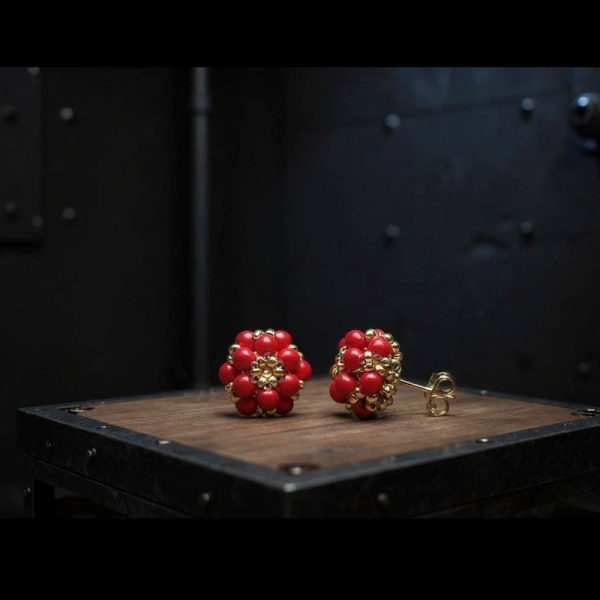 Stud earrings by Ichiban - Daisies Rouge