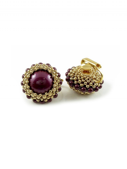 Clips earrings by Ichiban - Blackberry Moon