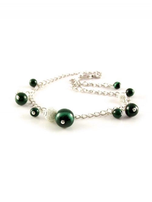 Bracelet by Ichiban - Malachite 925 Silver