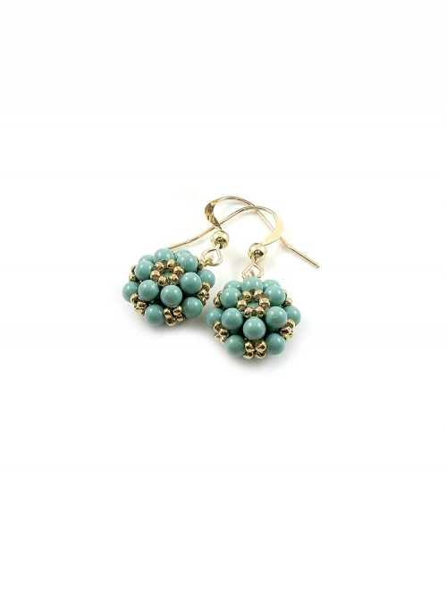 Dangle earrings by Ichiban - Daisies Jad
