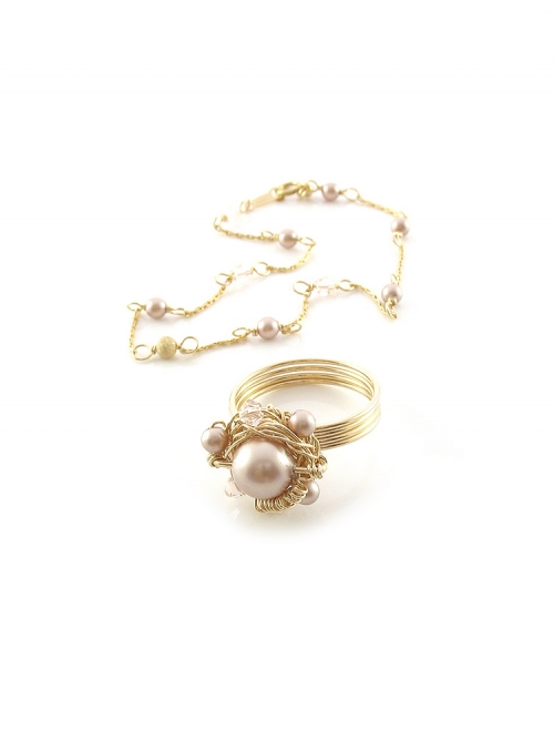 Set bracelet and ring by Ichiban - Prom Queen